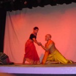 Kalithassan Chandesagaram and Sangeeta Ghosh dance together in Chandalika.