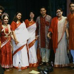 The Shyama team before curtains go up