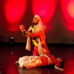 Rishi as Dasarath (Kalmrigaya) and Pratyush Ghosh as Rishikumar in Putra, London 2013